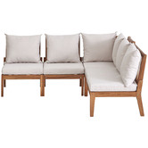 Temple &amp; Webster Anquilla Outdoor Modular Lounge Set with Cushions