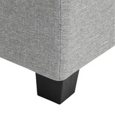 Temple &amp; Webster Emily Upholstered 100cm Storage Ottoman