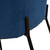 Temple &amp; Webster Ski-Leg Dining Table &amp; Aria Velvet Dining Chair Set