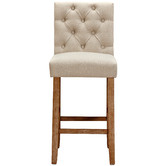 Temple &amp; Webster 65cm Windsor Provincial Linen Barstools