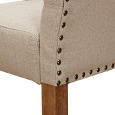 Temple &amp; Webster 65cm Windsor Provincial Linen Barstools