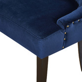 Temple &amp; Webster Navy Windsor Velvet Dining Chairs