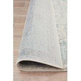 Temple &amp; Webster Blue &amp; Cream Evanna Vintage-Style Rug