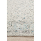 Temple &amp; Webster Blue &amp; Cream Evanna Vintage-Style Rug