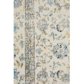 Temple &amp; Webster Blue &amp; Cream Renna Vintage-Style Rug