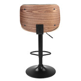 Temple &amp; Webster Barcelona Mid Back Adjustable Barstool