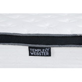 Temple &amp; Webster Medium Chiro Euro Top Pocket Spring Mattress