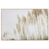 Temple &amp; Webster Sunshine Pampas Framed Canvas Wall Art