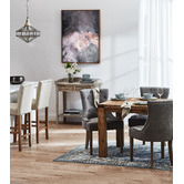 Temple &amp; Webster 65cm Windsor Provincial Linen Barstools