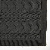 Temple &amp; Webster Cable Knitted Cotton Throw