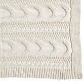 Temple &amp; Webster Cable Knitted Cotton Throw