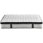 Temple &amp; Webster Medium Chiro Euro Top Pocket Spring Mattress