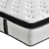 Temple &amp; Webster Medium Chiro Euro Top Pocket Spring Mattress