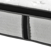 Temple &amp; Webster Medium Chiro Euro Top Pocket Spring Mattress