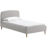 Temple &amp; Webster King Single Nordic Kid&#039;s Upholstered Bed