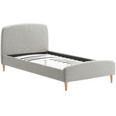 Temple &amp; Webster King Single Nordic Kid&#039;s Upholstered Bed