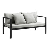 Temple &amp; Webster Felix 4 Seater Aluminium Outdoor Sofa Set