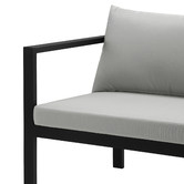 Temple &amp; Webster Felix 4 Seater Aluminium Outdoor Sofa Set