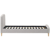 Temple &amp; Webster King Single Nordic Kid&#039;s Upholstered Bed