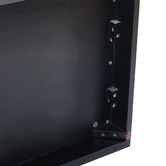 Temple &amp; Webster Large Black Hamptons Maison Sideboard Buffet