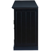 Temple &amp; Webster Large Black Hamptons Maison Sideboard Buffet