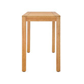 Temple &amp; Webster 4 Seater Verona Wooden Outdoor Bar Table Set