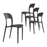 Temple &amp; Webster 4 Seater Paros Outdoor Dining Table &amp; Everly Chair Set