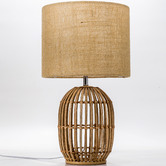 Temple &amp; Webster 54cm Natural Havana Rattan Table Lamp