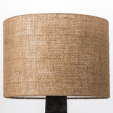 Temple &amp; Webster 56cm Black Sabi Terracotta Table Lamp