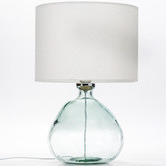 Temple &amp; Webster Valencia 41.5cm Glass Table Lamp