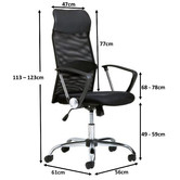 Temple &amp; Webster 140cm Carnegie Office Desk &amp; High Back Mesh Office Chair Set