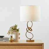 Temple &amp; Webster Knox 59cm Metal Table Lamp