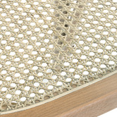 Temple &amp; Webster Luca Solid Beech Wood &amp; Rattan Dining Chairs