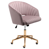 Temple &amp; Webster 140cm Carnegie Modern Office Desk &amp; Gatsby Chair Set
