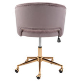 Temple &amp; Webster Gatsby Velvet Home Office Chair