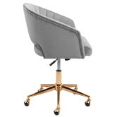 Temple &amp; Webster 140cm Carnegie Modern Office Desk &amp; Gatsby Chair Set