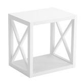 Temple &amp; Webster White Noosa Side Table