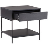 Temple &amp; Webster Black Baxter Bedside Tables