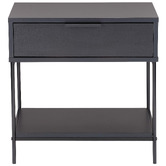 Temple &amp; Webster Black Baxter Bedside Tables