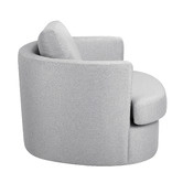 Temple &amp; Webster Killian Oversized Swivel Armchair