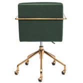 Temple &amp; Webster Camden Velvet Home Office Chair &amp; Wendy Writing Desk Set