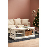 Temple &amp; Webster Hamptons Rectangular Coastal Coffee Table