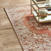 Temple &amp; Webster Aria Vintage-Style Cotton-Blend Rug