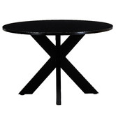 Temple &amp; Webster Black Bayview Dining Table