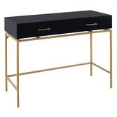 Temple &amp; Webster Black Kylie Console Table