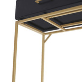 Temple &amp; Webster Black Kylie Console Table