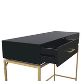 Temple &amp; Webster Black Kylie Console Table