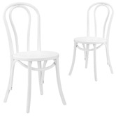 Temple &amp; Webster Axis Dining Table &amp; Thonet Replica No. 18 Bentwood Chairs Set