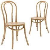 Temple &amp; Webster Axis Dining Table &amp; Thonet Replica No. 18 Bentwood Chairs Set