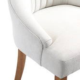 Temple &amp; Webster Manor Upholstered Scoop Back Dining Chairs